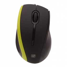 Мышь Defender MM-340 USB, оптич. 3 кн, 1000dpi, черно-зеленая