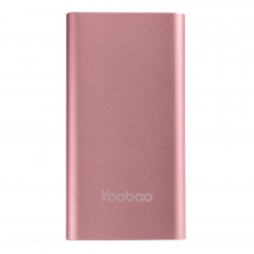 Накопитель энергии 8000mAh Yoobao PL8 металл розовый 
