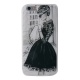 Накладка iPhone 6/6S силиконовая лаковая антигравитационная Коко Шанель