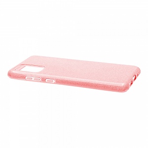 Накладка Samsung G985F/S20 plus силиконовая с пластиковой вставкой блестящая красная