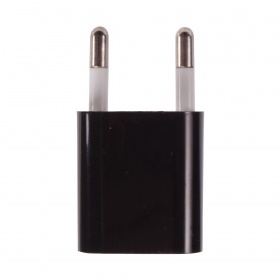 СЗУ с USB выходом iPhone квадрат 1,0А COPY черная 