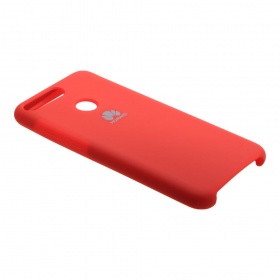 Накладка Huawei Honor 7A Pro/Y6 2018 Silicone Case прорезиненная красная