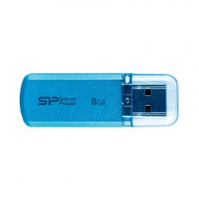 К.П. USB 8 Гб Silicon Power Helios 101 голубая