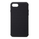 Накладка iPhone 7/8 резиновая противоударная рельефная черная