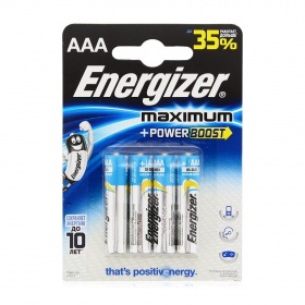 Элемент питания LR3 Energizer Maximum (4 на блистере)