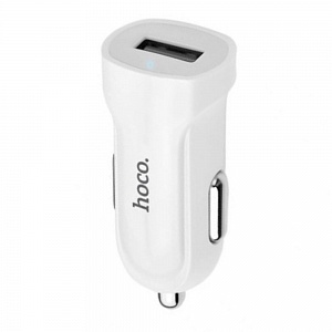 АЗУ с USB 1,5А + кабель Lightning 8-pin Hoco Z2 белый