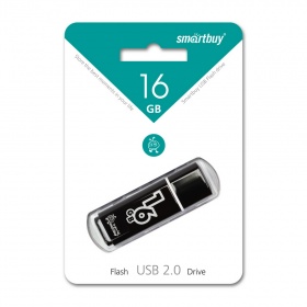К.П. USB 16 Гб SmartBuy Glossy черная