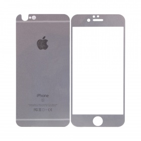 Закаленное стекло iPhone 7/8 Plus двуст зеркальное золото