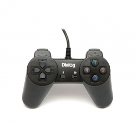 Геймпад Dialog GP-A01,черный,10 кнопок,USB