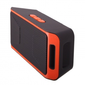 Стереоколонка Bluetooth 308 USB, Micro SD, FM, оранжевая