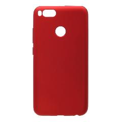 Накладка Xiaomi Mi 5X/A1 силиконовая под тонкую кожу красная