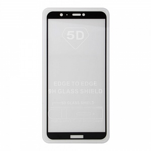 Закаленное стекло Huawei P Smart 2D черное 9H Premium Glass